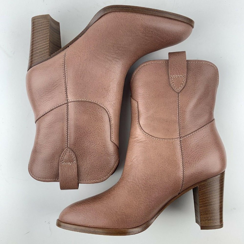 Womens Frye Boots 5.5 June Short Pull Dusty Rose - Picture 5 of 12